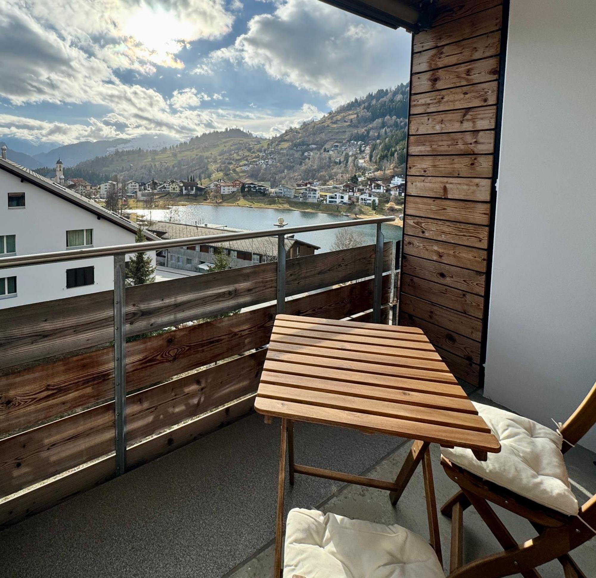 Studio Mit See- Und Bergblick Laax Exterior photo